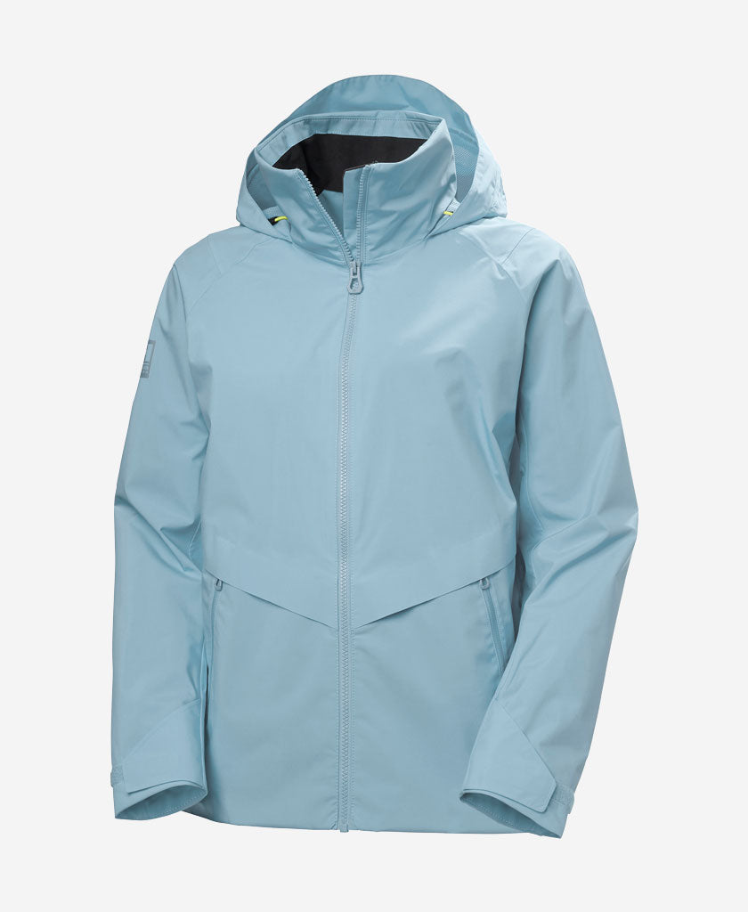 W HP RACING HOODED JACKET, Windy Blue