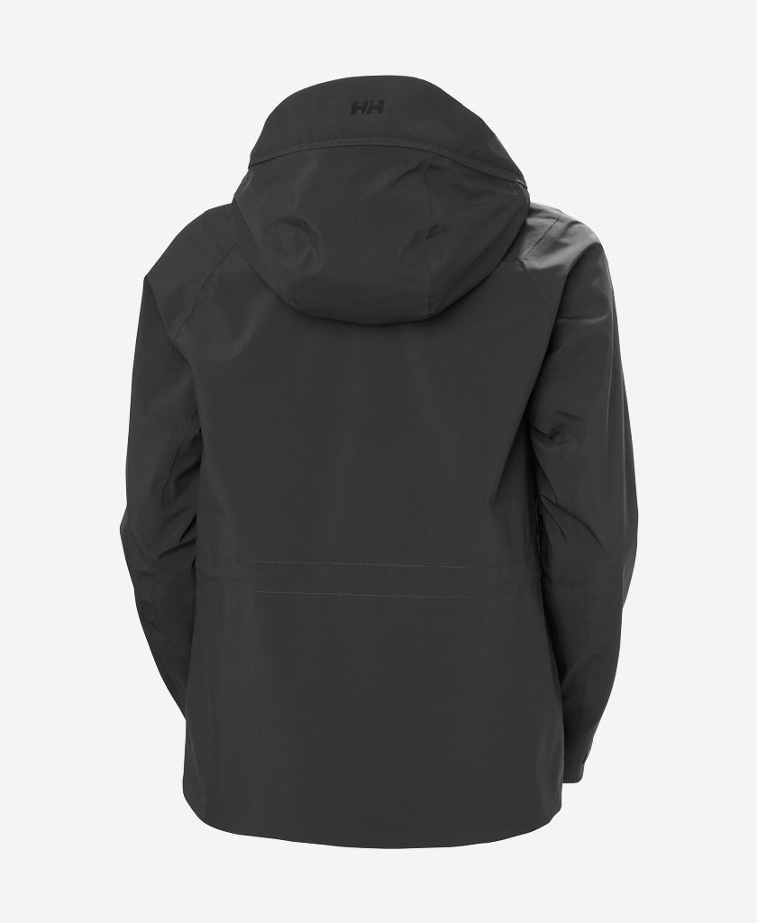 W HP RACING HOODED JACKET, Ebony