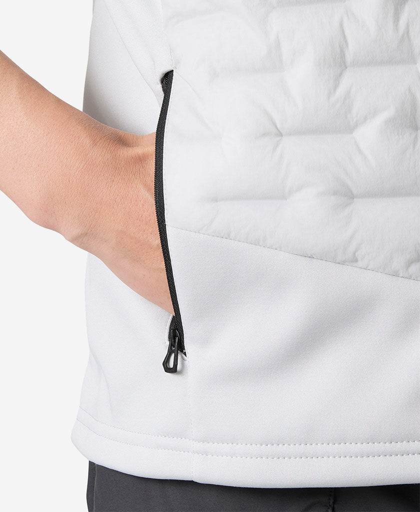 HP HYBRID STRETCH INS VEST, Grey Fog