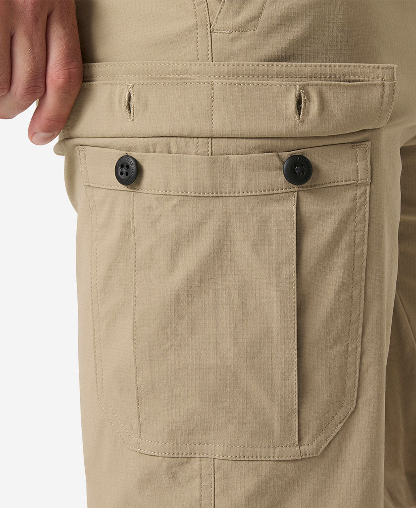 HH QD CARGO SHORTS 11", Pebble