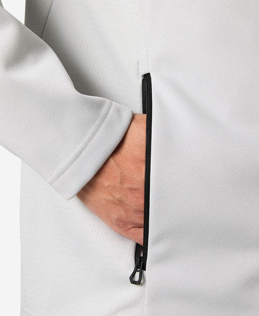 HP FLEECE JACKET, Grey Fog