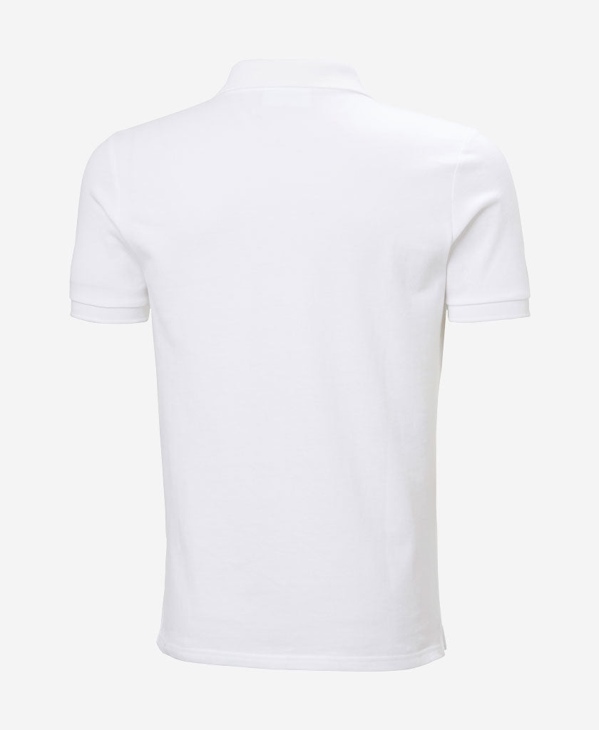 CREW POLO PIQUE, White
