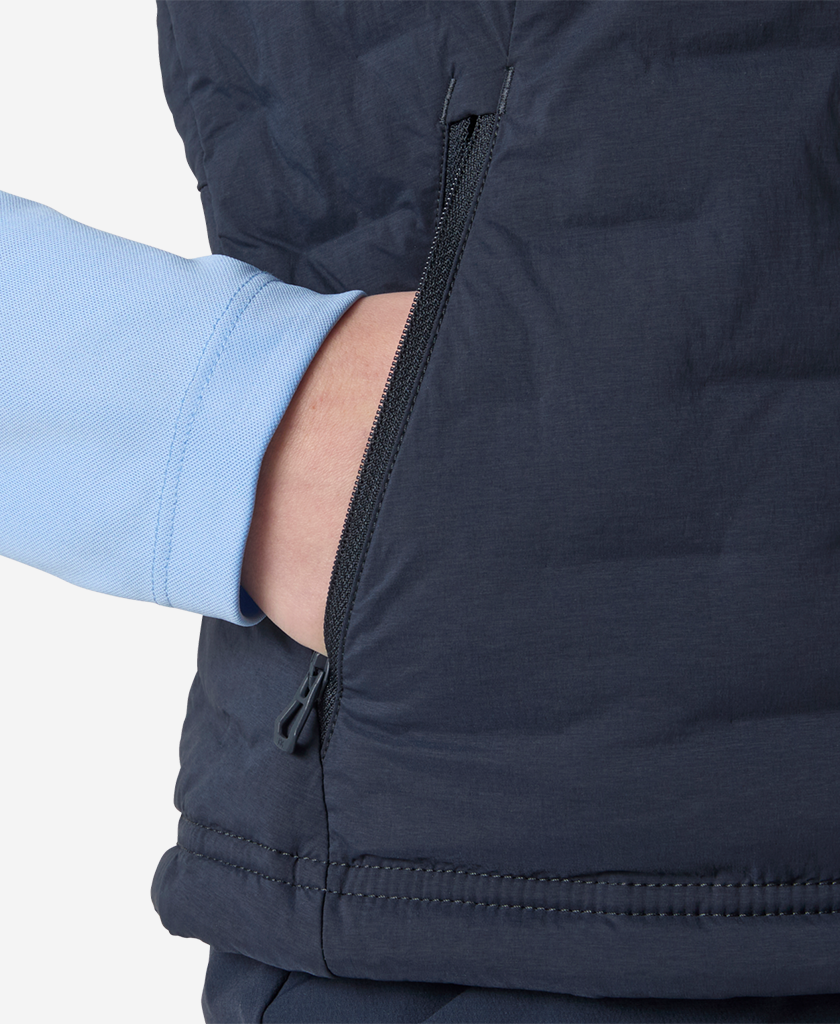 W HP STRETCH INSULATOR VEST, Navy