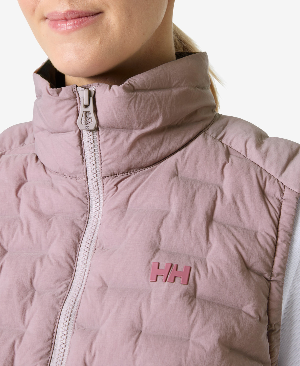 W HP STRETCH INSULATOR VEST, Purple Clay