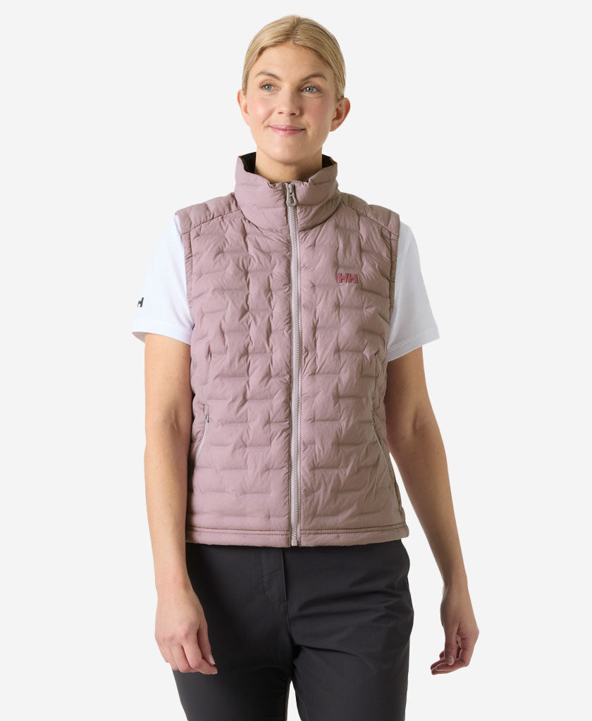 W HP STRETCH INSULATOR VEST, Purple Clay