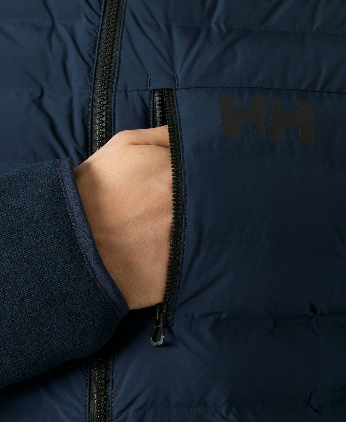 SKAGEN HYBRID KNIT INSULATOR, Navy