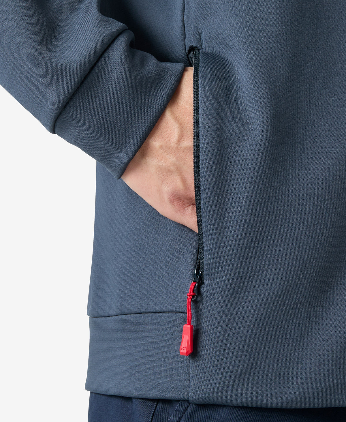 CREW FLEECE JACKET, Navy