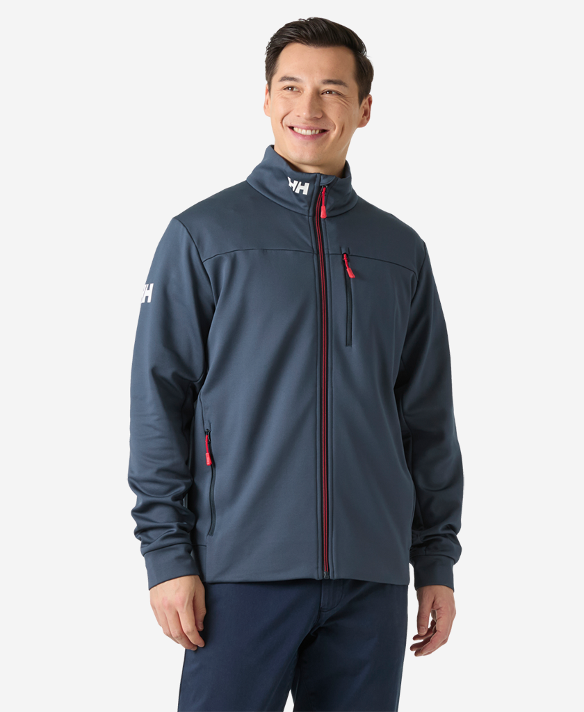 CREW FLEECE JACKET, Navy