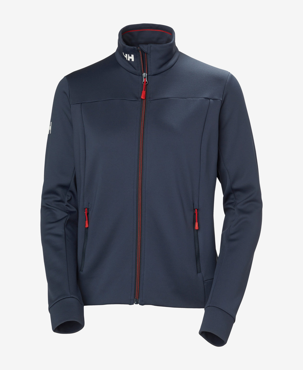 W CREW FLEECE JACKET, Navy