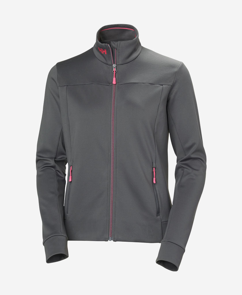 W CREW FLEECE JACKET, Thunder Grey