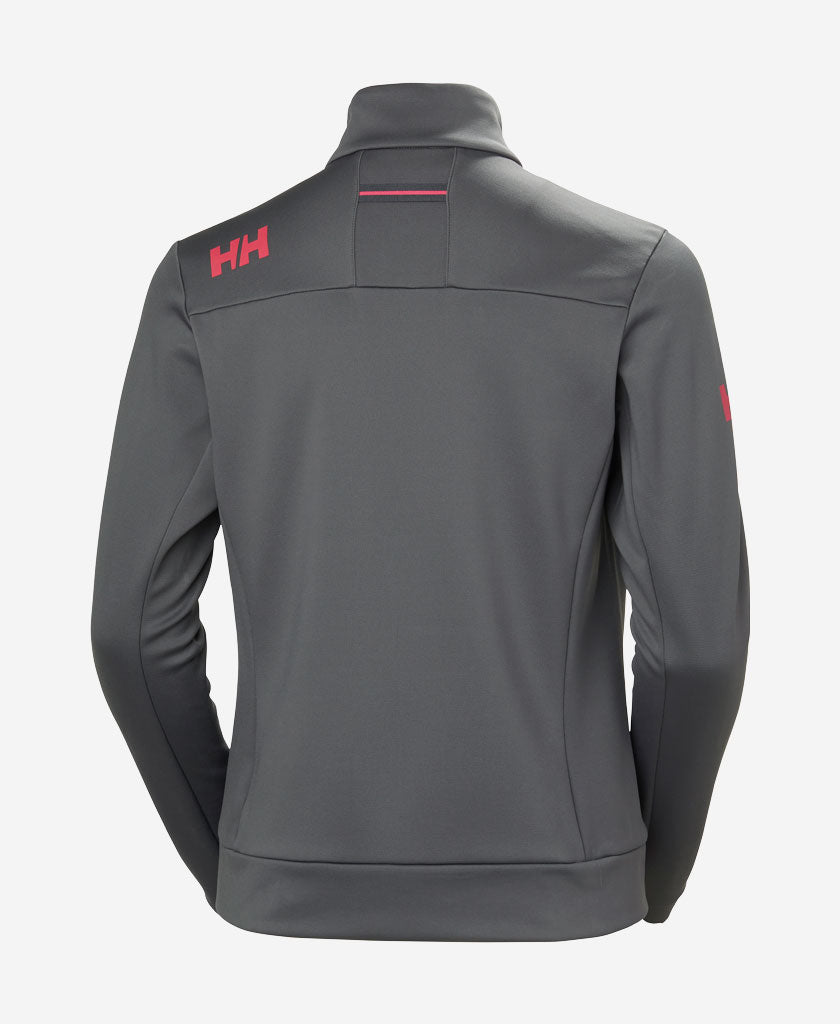 W CREW FLEECE JACKET, Thunder Grey