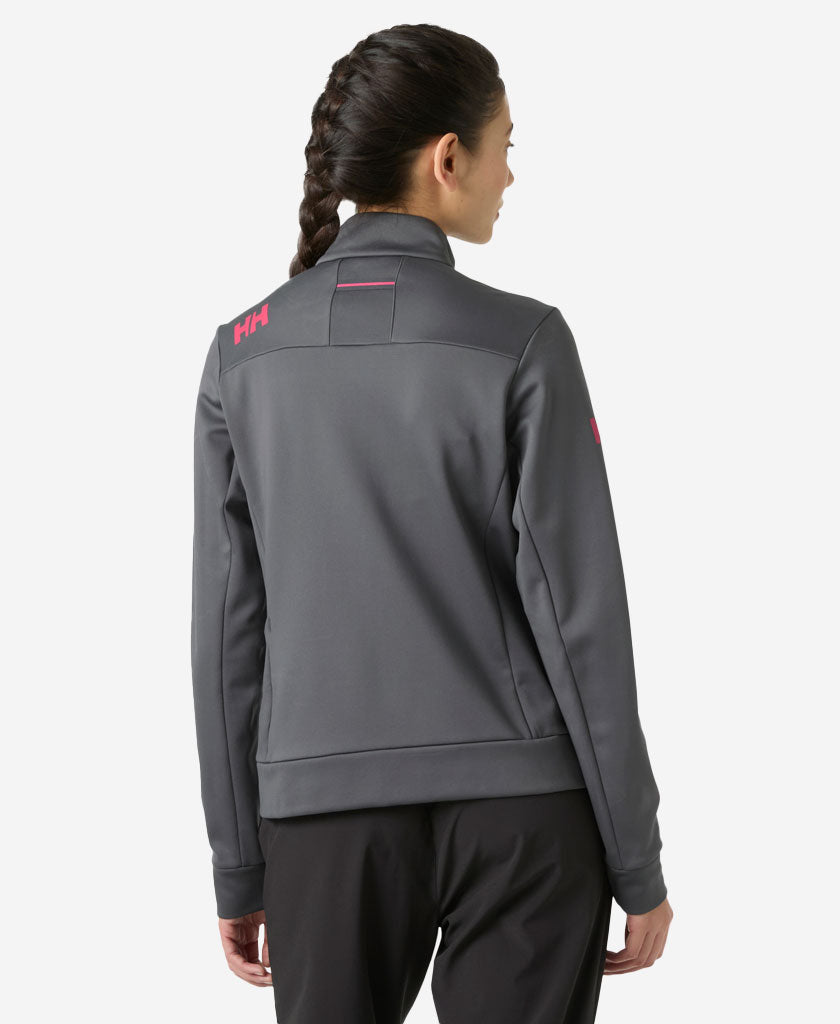 W CREW FLEECE JACKET, Thunder Grey