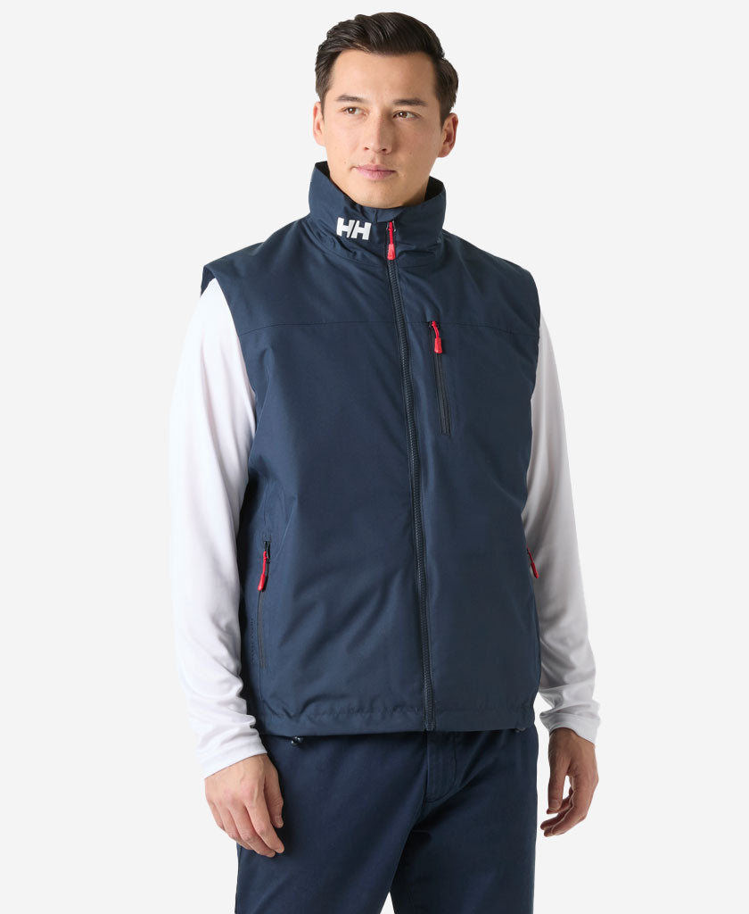 CREW PILE VEST, Navy