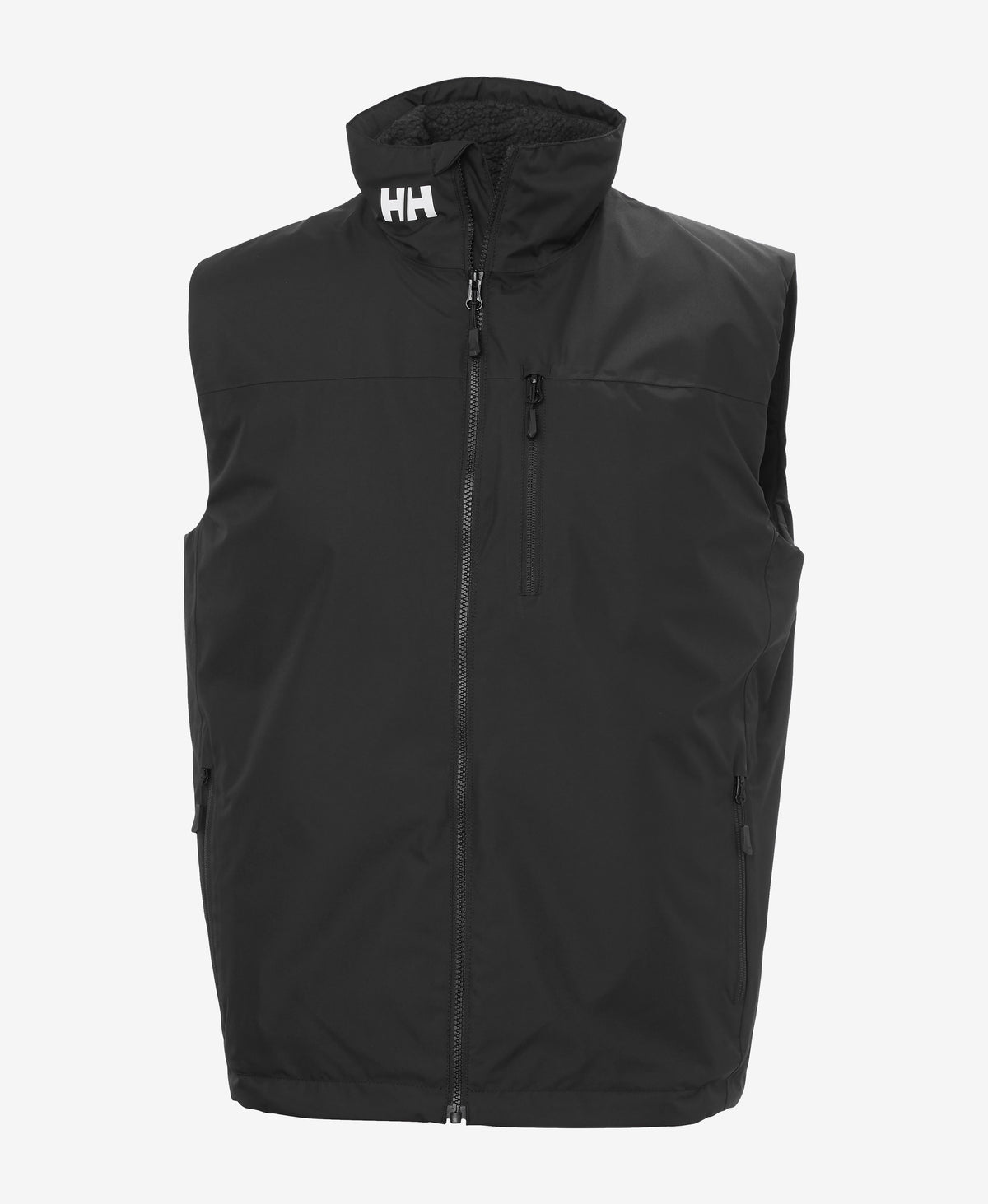 CREW PILE VEST, Black
