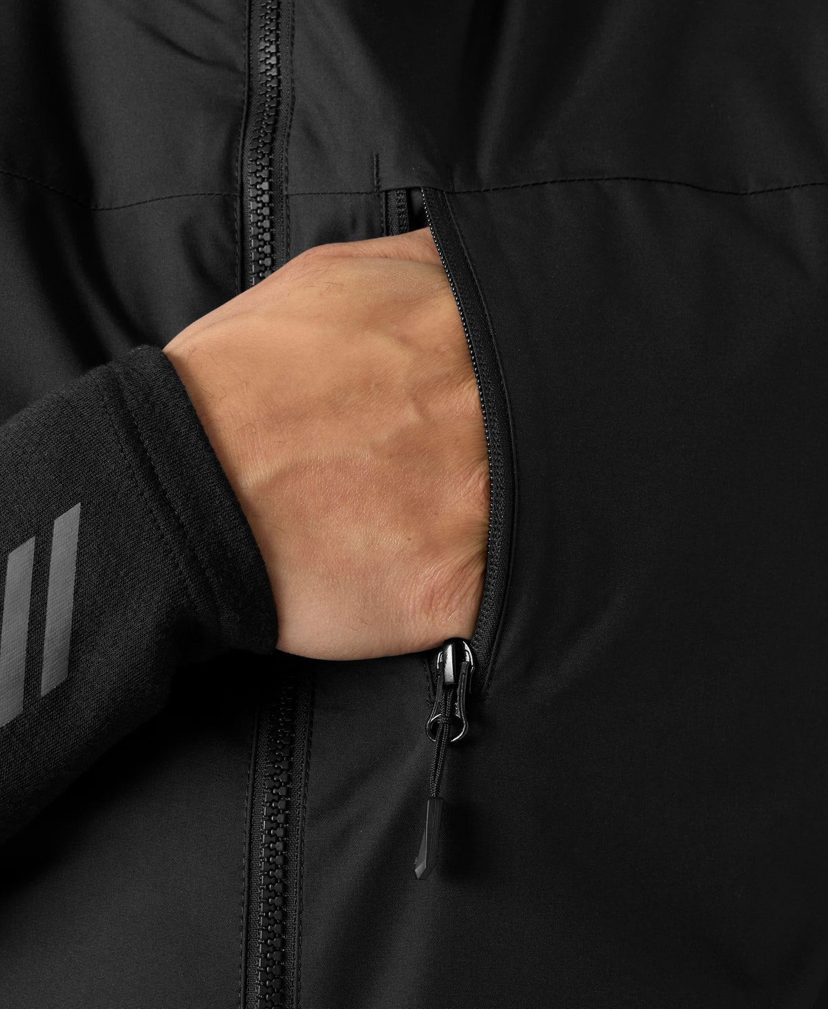 CREW PILE VEST, Black