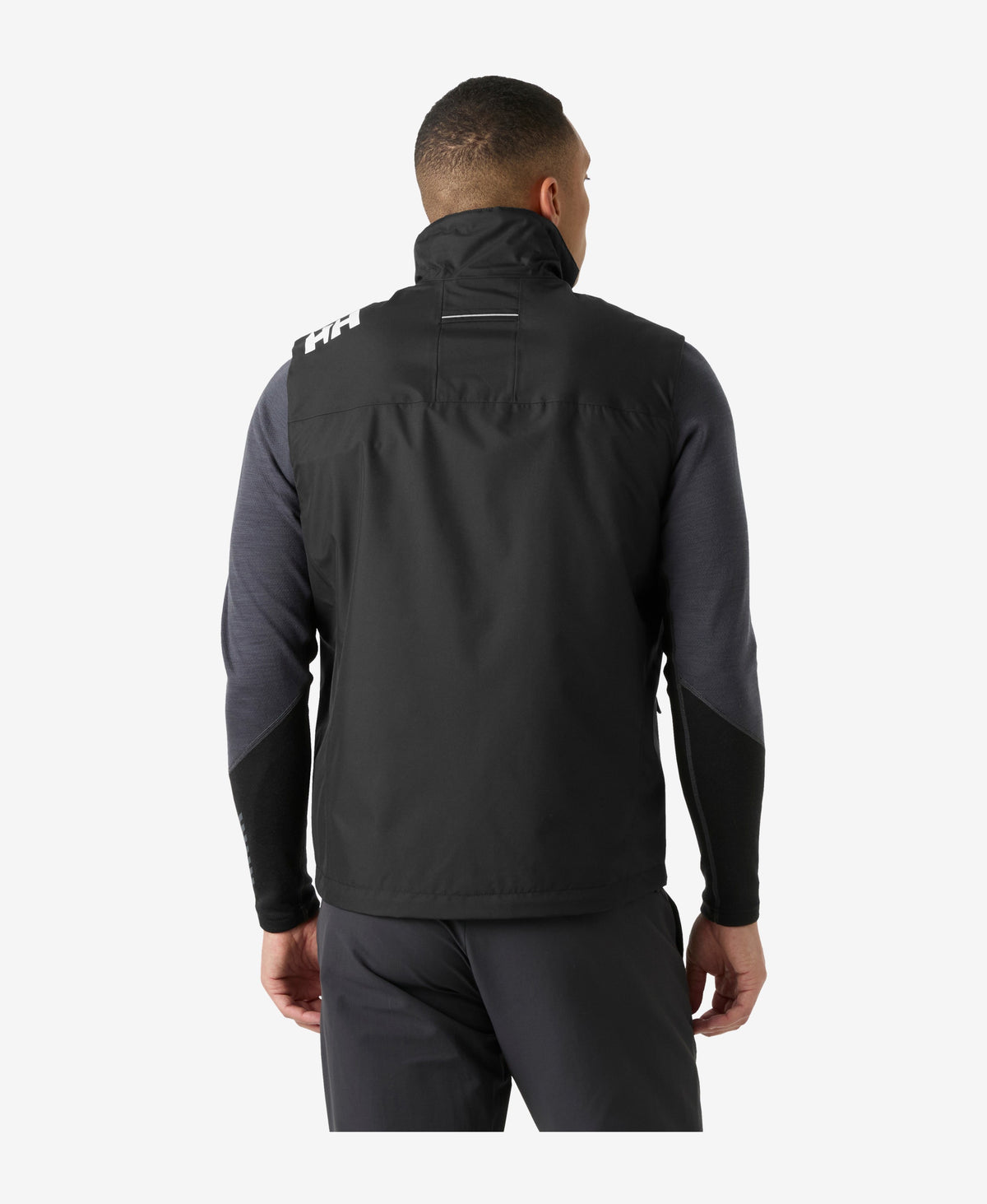 CREW PILE VEST, Black