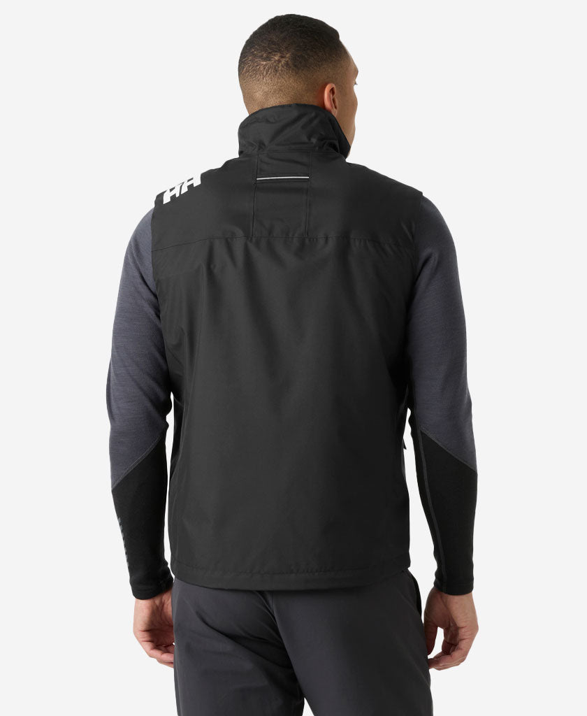 CREW PILE VEST, Black
