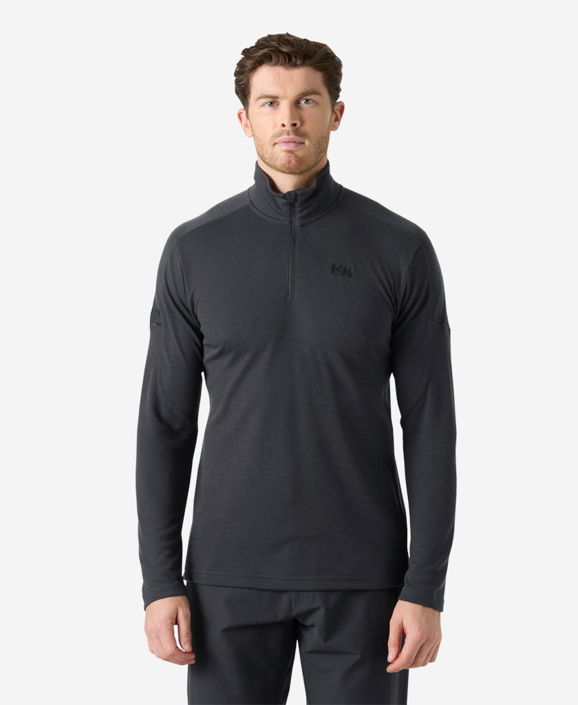 HP 1/2 ZIP PULLOVER, Ebony