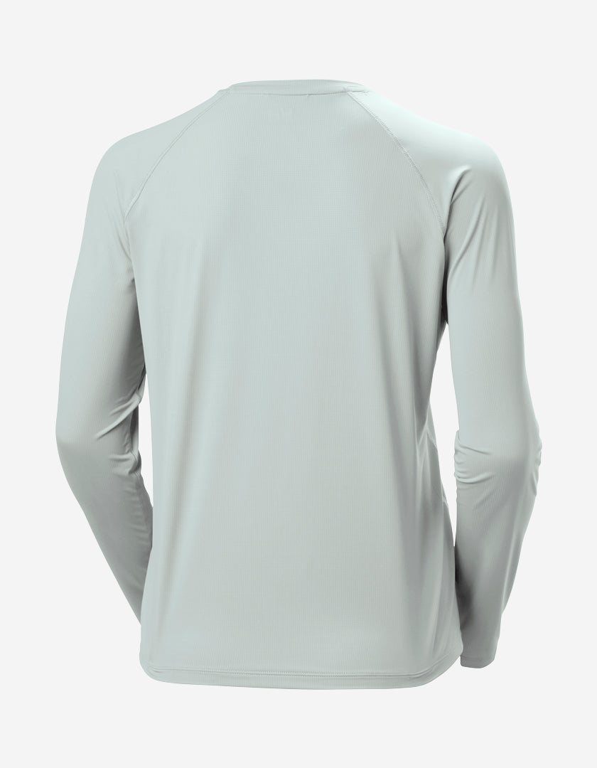 W SHINE SOLEN LS CREW, Green Mist