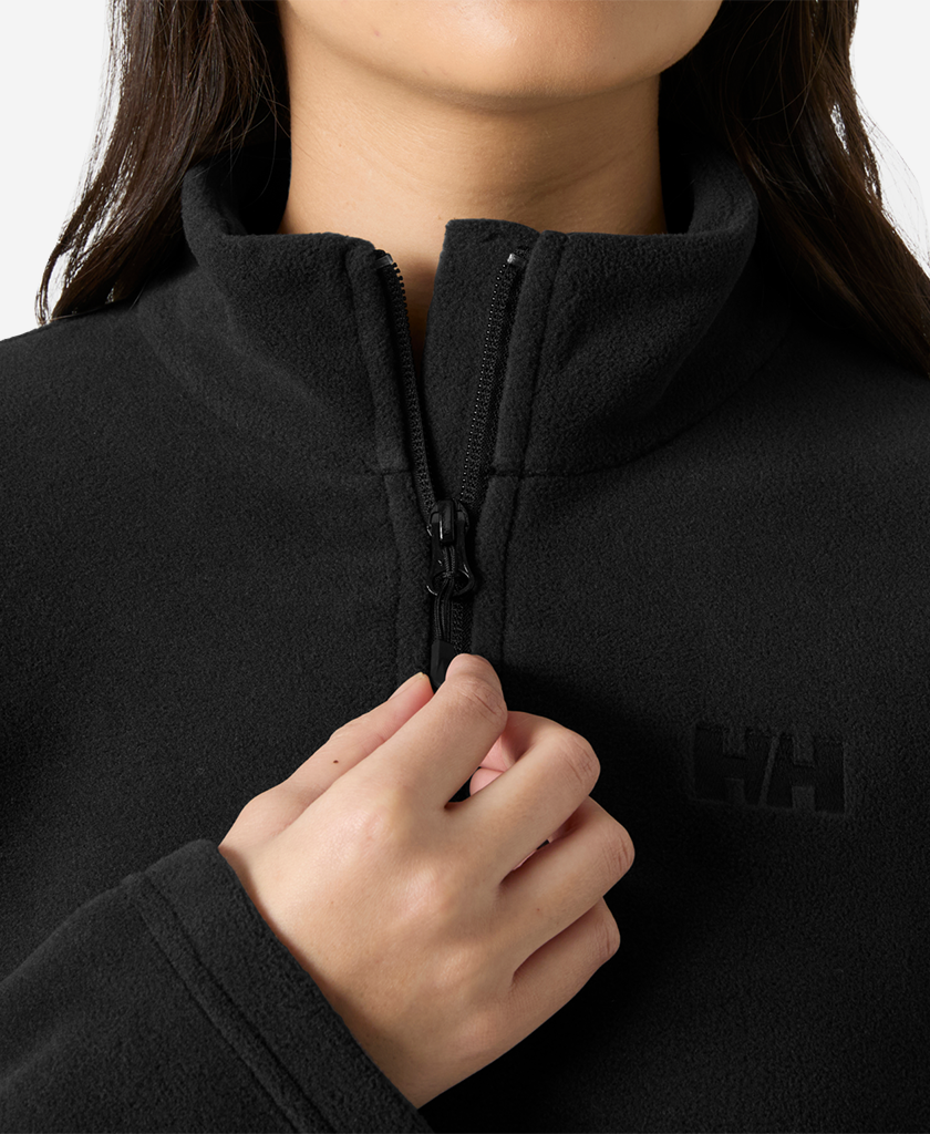 W DAYBREAKER 1/2 ZIP FLEECE, Black