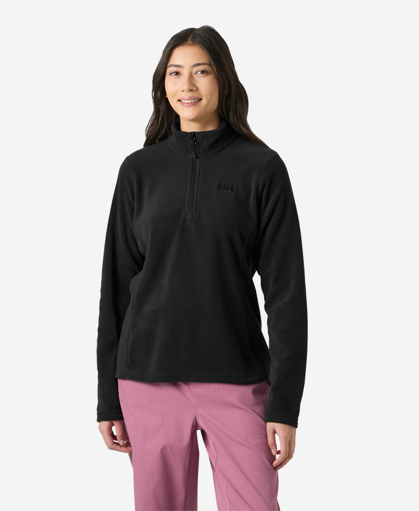 W DAYBREAKER 1/2 ZIP FLEECE, Black