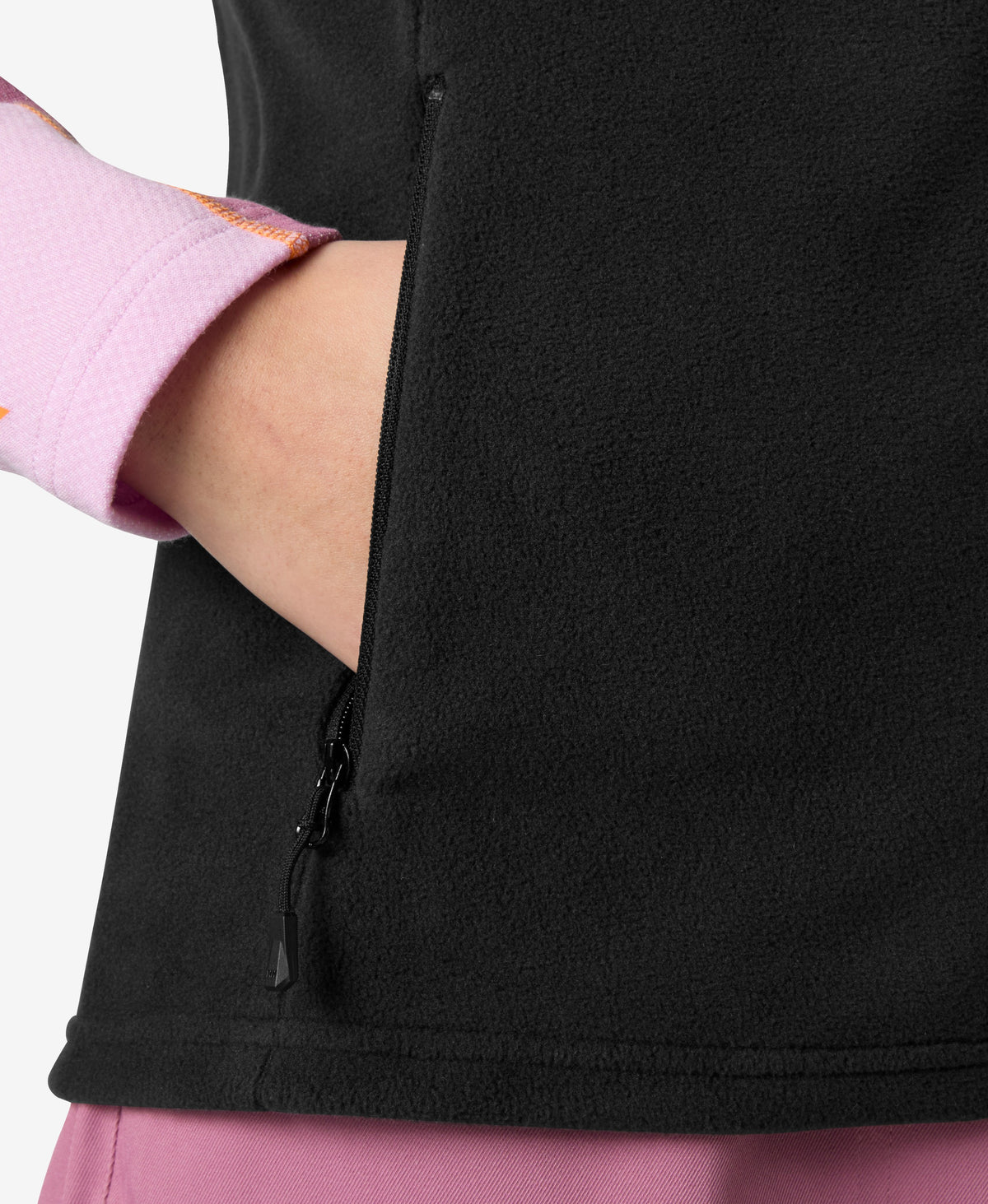 W DAYBREAKER FLEECE VEST, Black