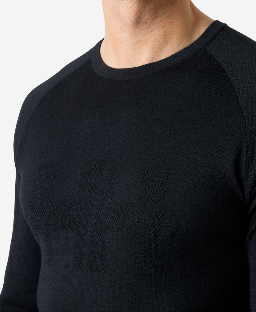 LIFA MERINO KNITEVO CREW, Black