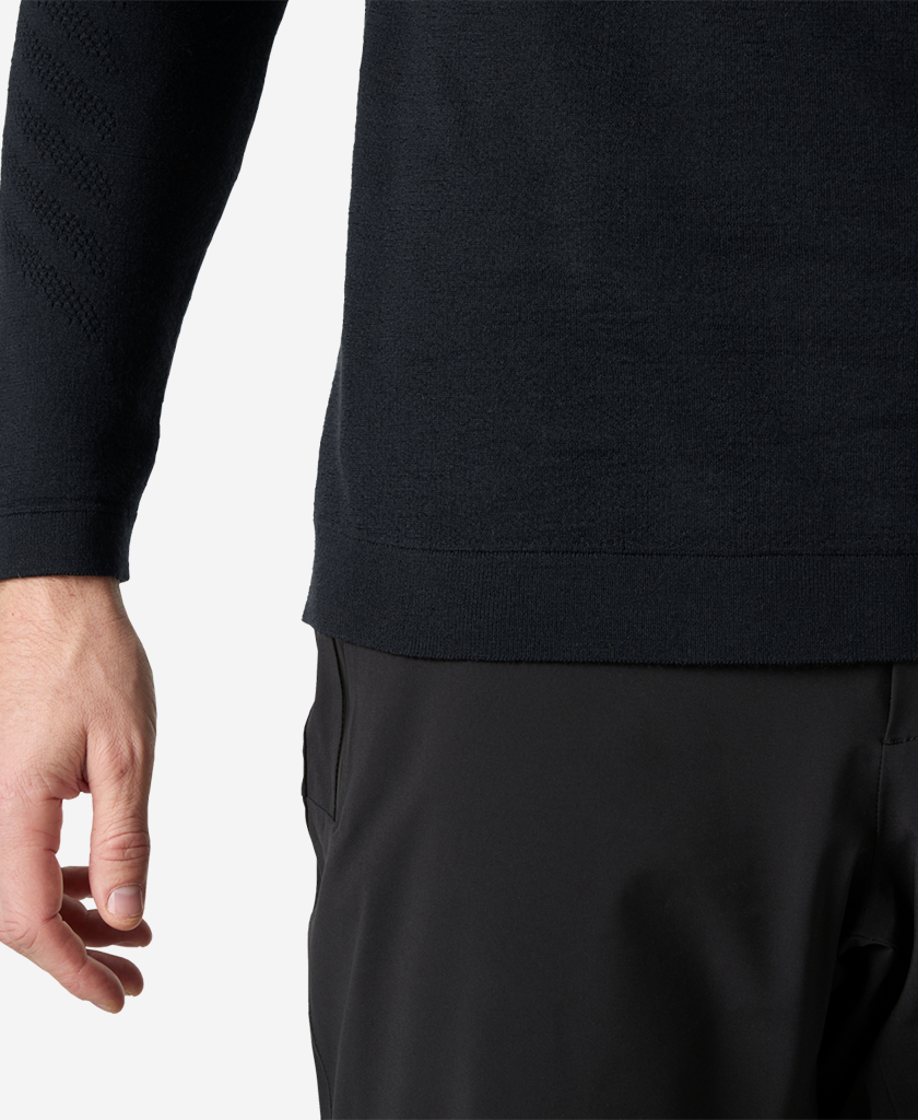 LIFA MERINO KNITEVO CREW, Black