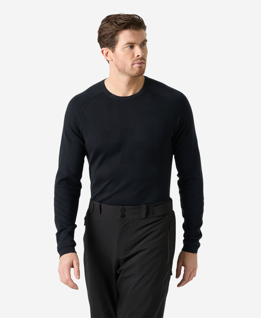 LIFA MERINO KNITEVO CREW, Black