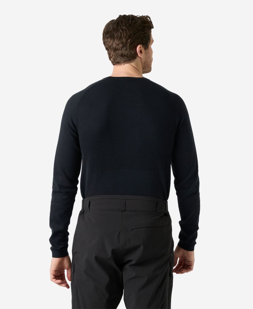 LIFA MERINO KNITEVO CREW, Black