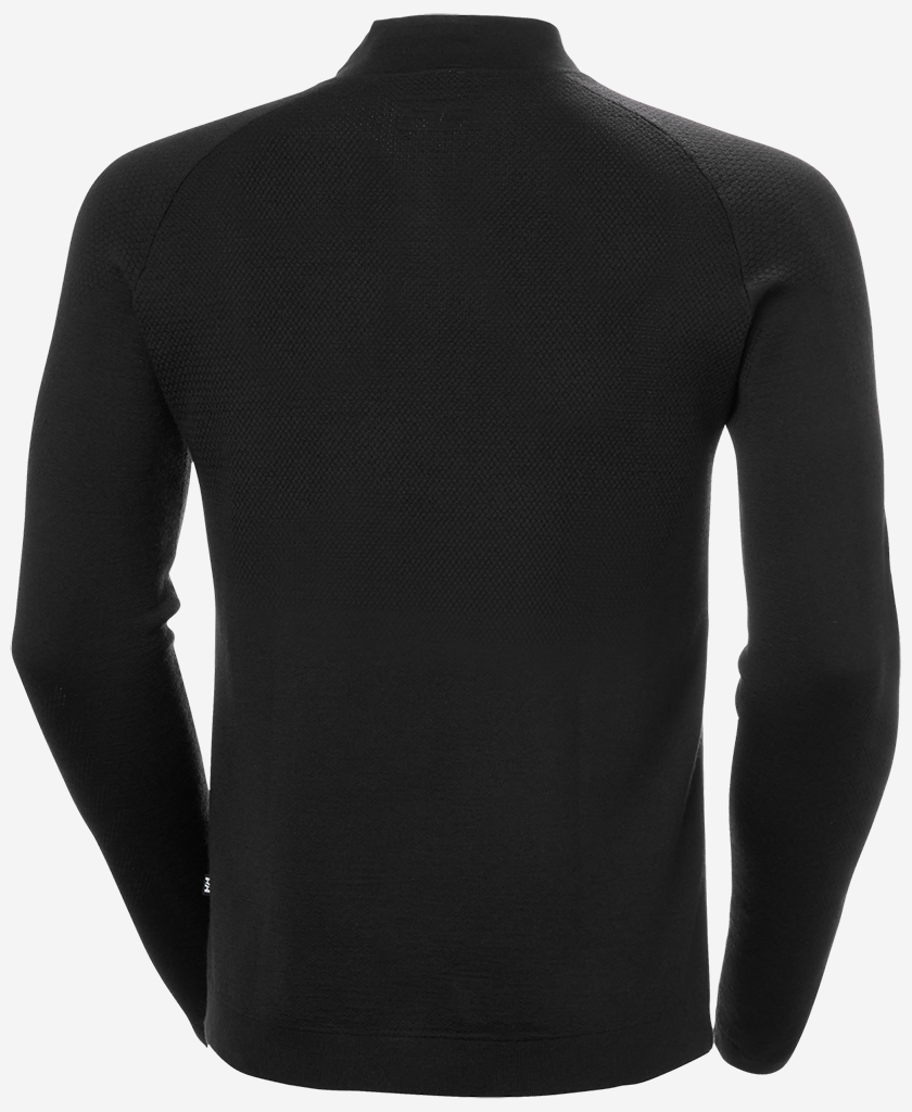 LIFA MERINO KNITEVO 1/2 ZIP, Black