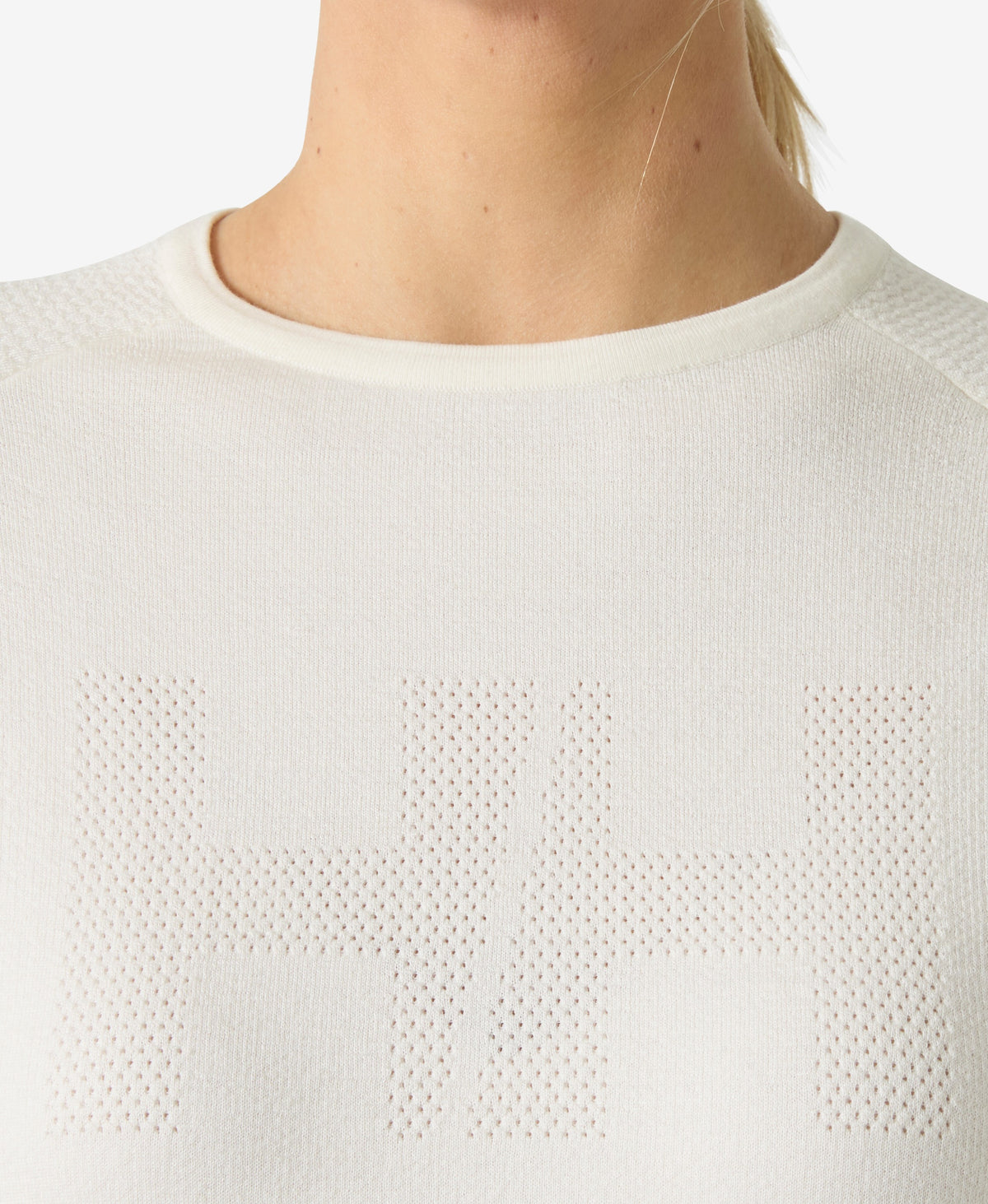 W LIFA MERINO KNITEVO CREW, Snow