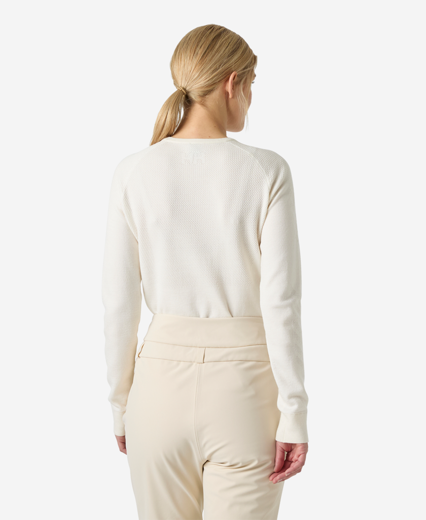 W LIFA MERINO KNITEVO CREW, Snow