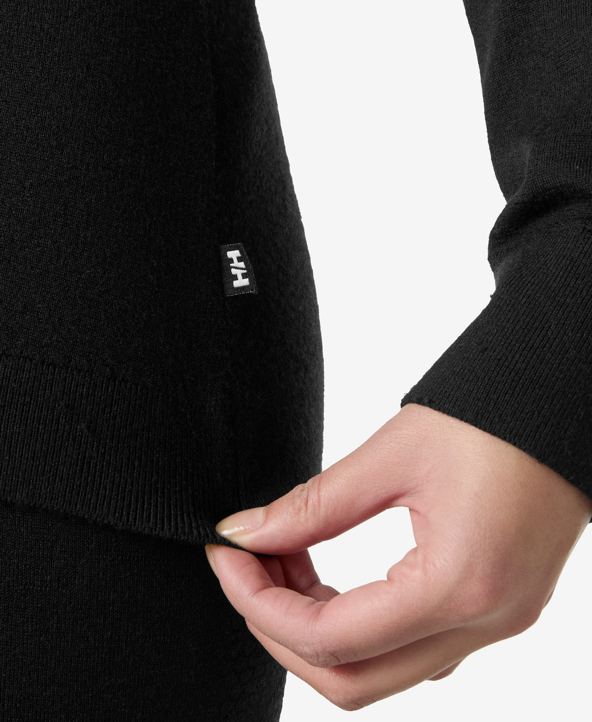 W LIFA MERINO KNITEVO 1/2 ZIP, Black