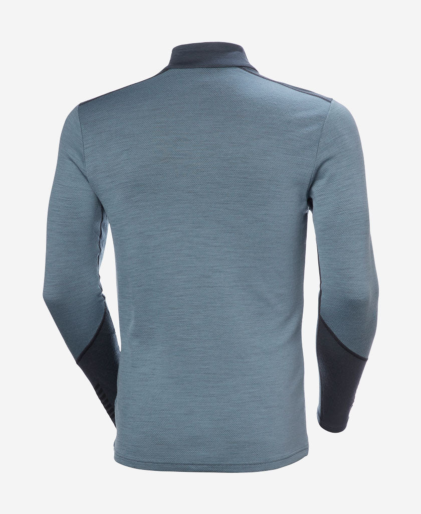 LIFA MERINO MIDWEIGHT 1/2 ZIP, Washed Navy