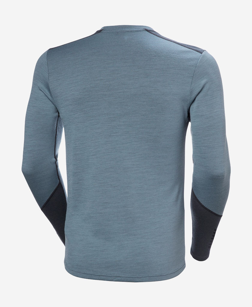 LIFA MERINO MIDWEIGHT CREW, Washed Navy