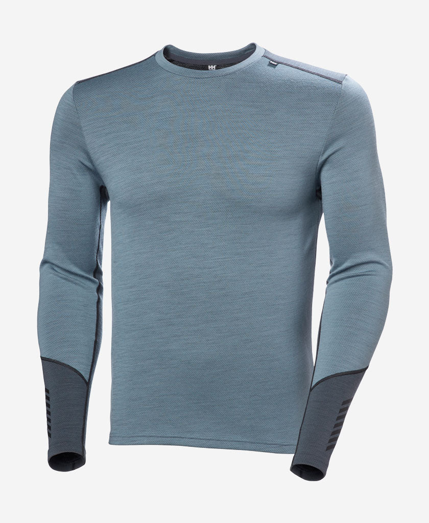 LIFA MERINO MIDWEIGHT CREW, Washed Navy
