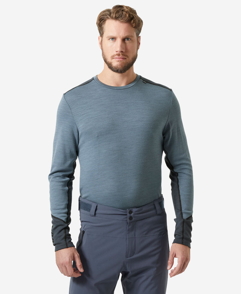 LIFA MERINO MIDWEIGHT CREW, Washed Navy