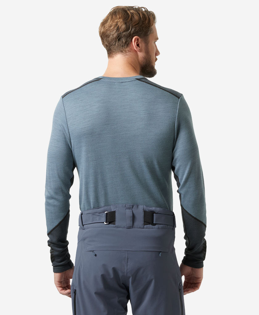LIFA MERINO MIDWEIGHT CREW, Washed Navy