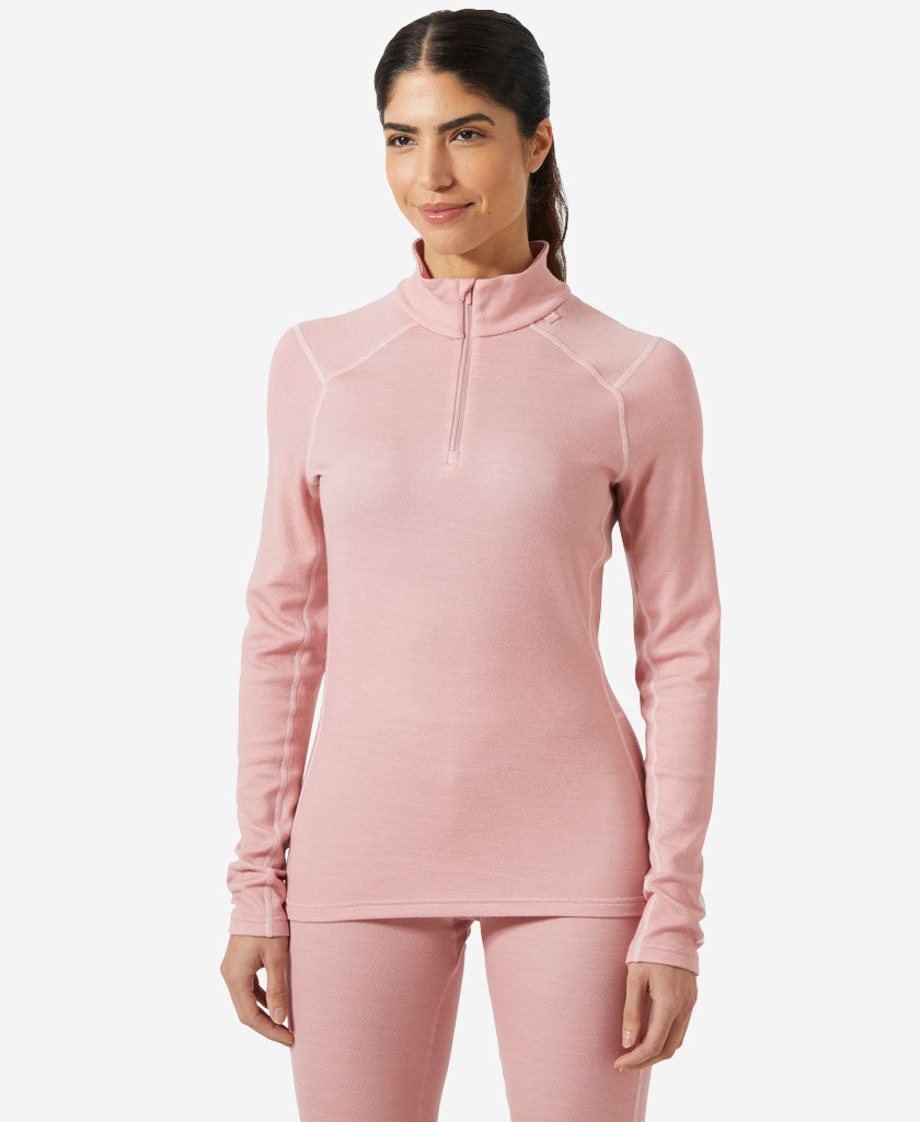 W LIFA MERINO MIDWEIGHT 1/2 ZIP, Pink Salt