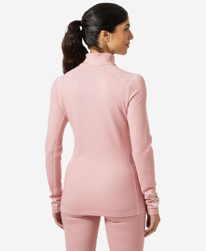 W LIFA MERINO MIDWEIGHT 1/2 ZIP, Pink Salt
