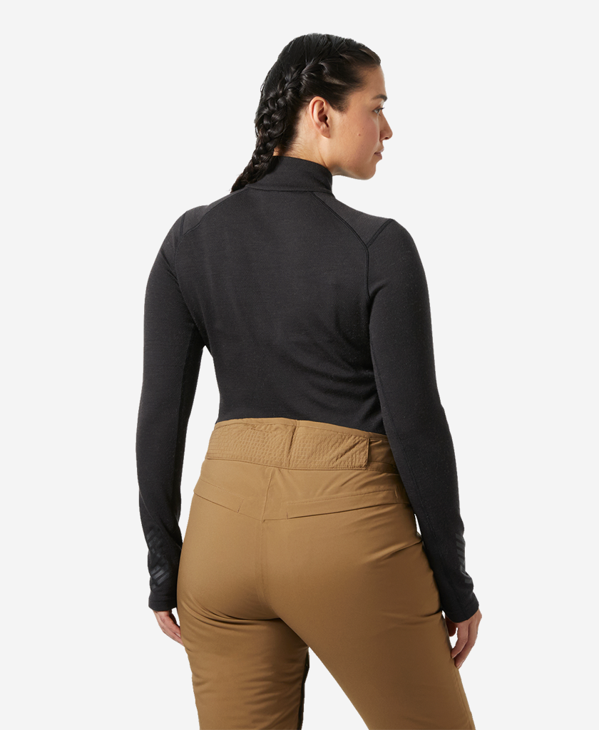 W LIFA MERINO MIDWEIGHT 1/2 ZIP, Black