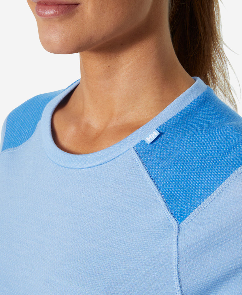 W LIFA MERINO MIDWEIGHT CREW, Bright Blue
