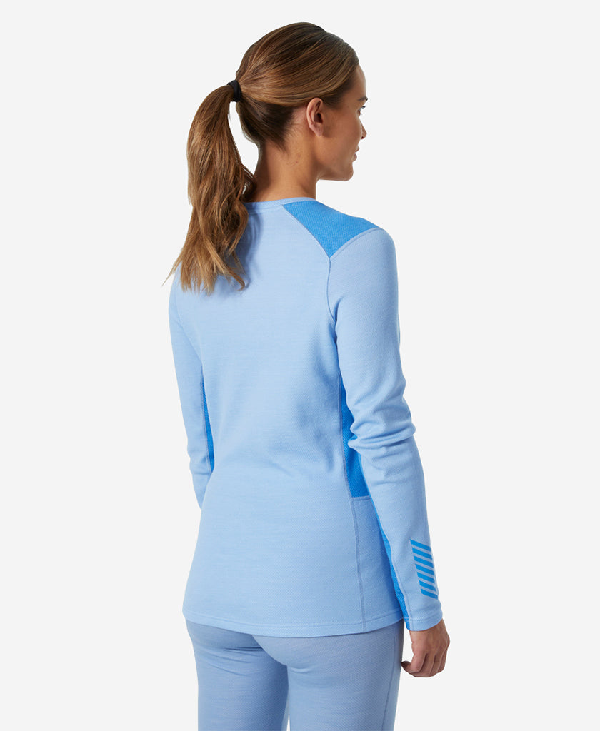 W LIFA MERINO MIDWEIGHT CREW, Bright Blue