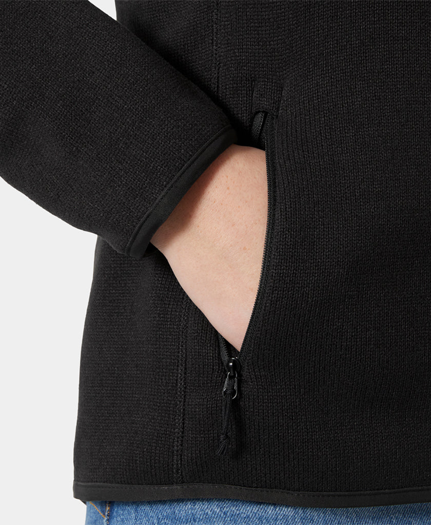 W VARDE FLEECE JACKET 2.0, Black