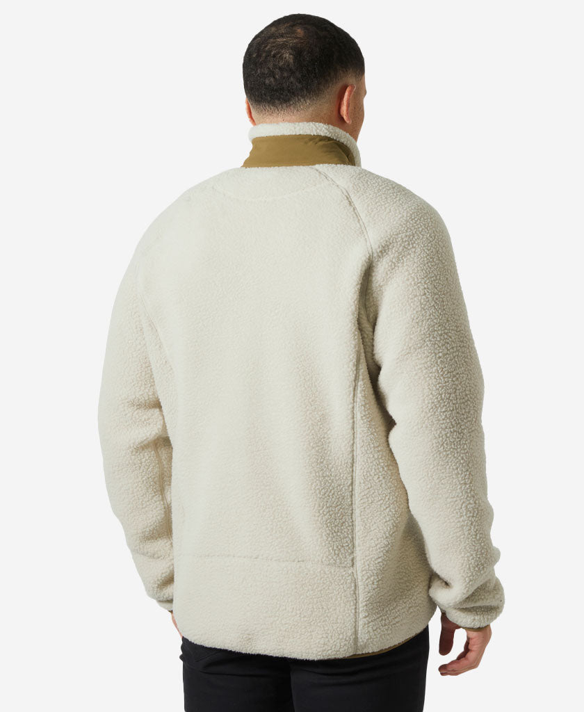 PANORAMA PILE BLOCK JACKET, Pelican