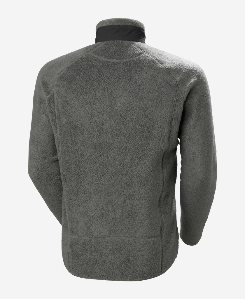 PANORAMA PILE BLOCK JACKET, Concrete