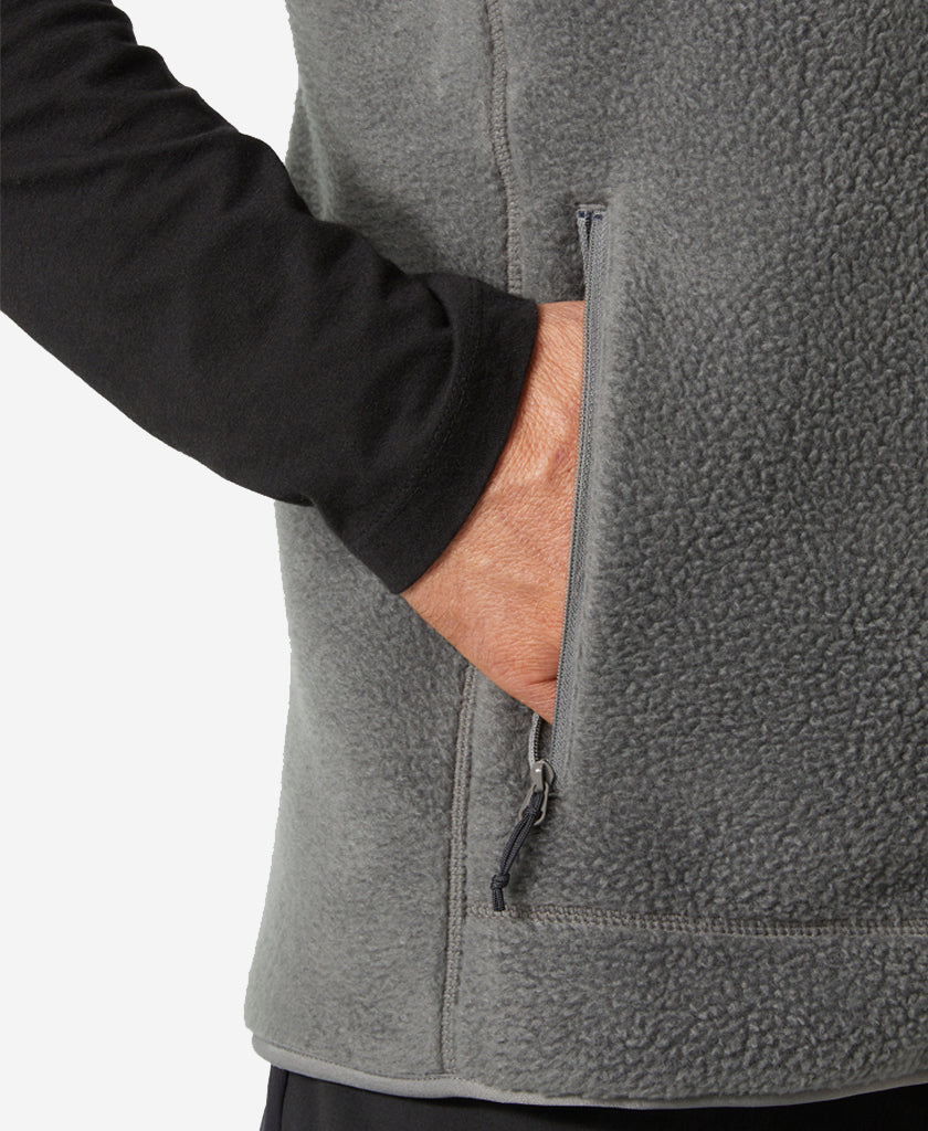 PANORAMA PILE VEST, Concrete: Embrace the Elements with Helly Hansen AU