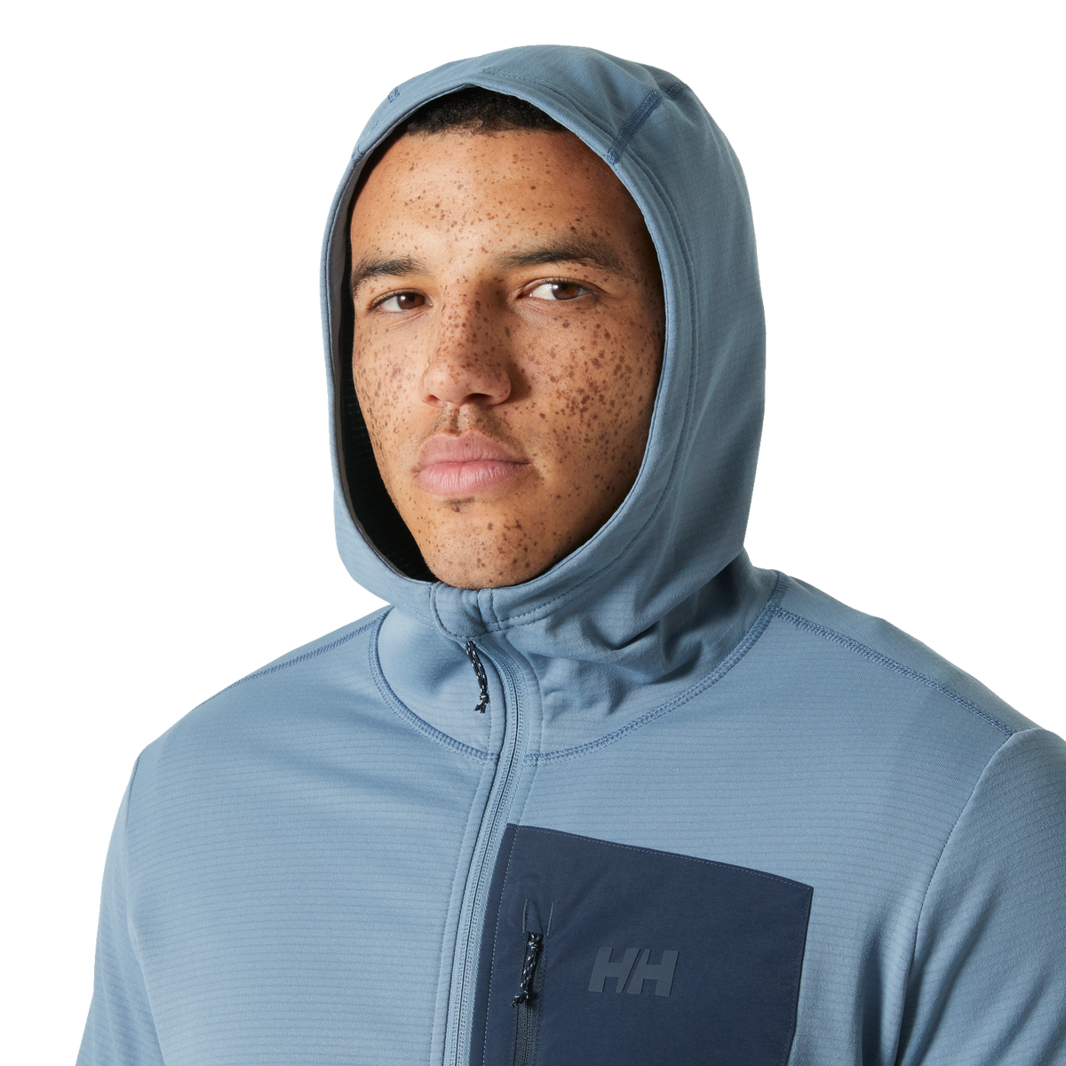 VERSALITE HOODED FLEECE JACKET, Washed Navy