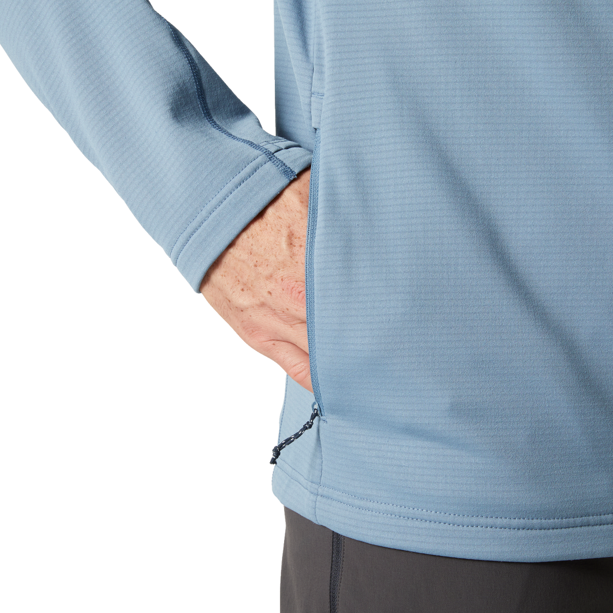 VERSALITE HOODED FLEECE JACKET, Washed Navy